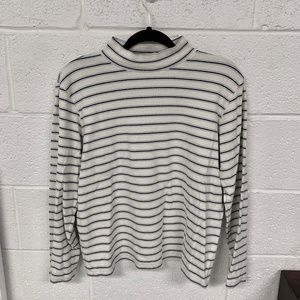 striped turtleneck